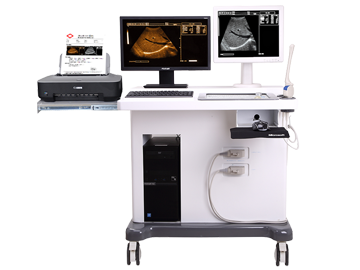 Trolley Ultrasound Scanner with Workstation